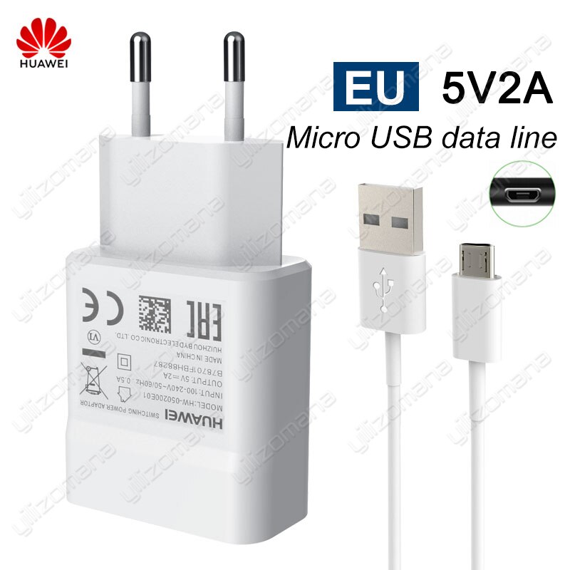Original Huawei Fast Charger 5V/2A 9V/2A QC 2.0 USB Quick Charging For Huawei P8 P9 Plus Lite Honor 8 9 Mate 8 10 Nova 2 2i 3 3i: 5V2A Add Micro Cable