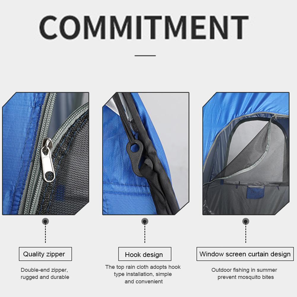 2 person shower tent beach fishing shower outdoor camping toilet tent,changing room shower tent with Carrying Bag