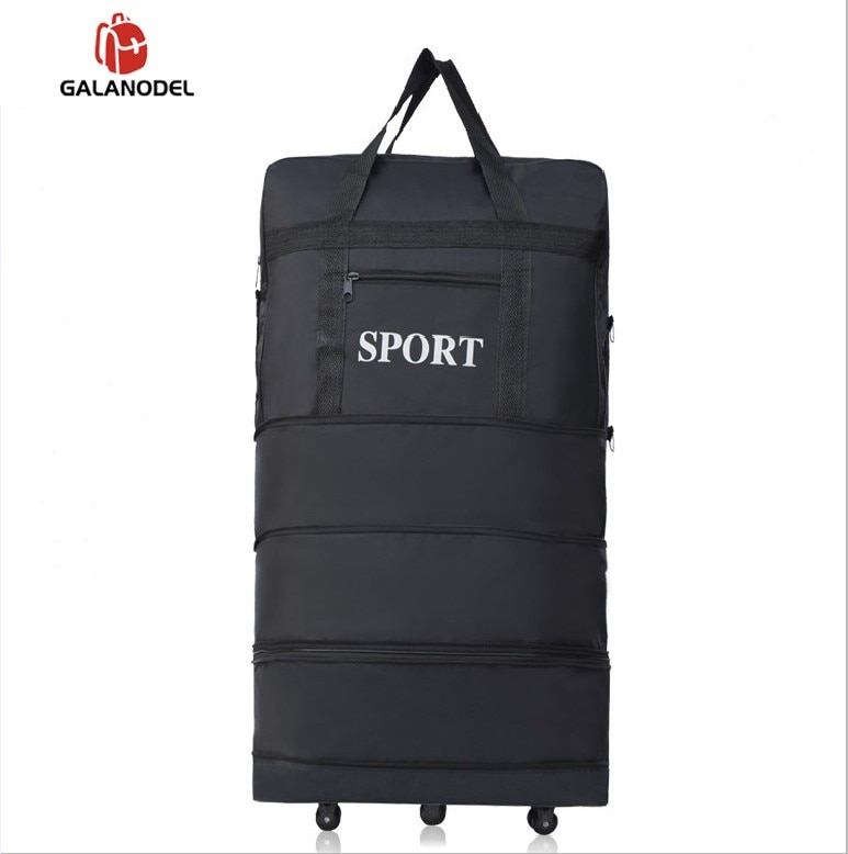 sac gonflable imperméable à l'eau Portable valise de voyage sac gonflable unisexe extensible sacs à bagages pliants avec des sacs de nuit de roue pendant la nuit