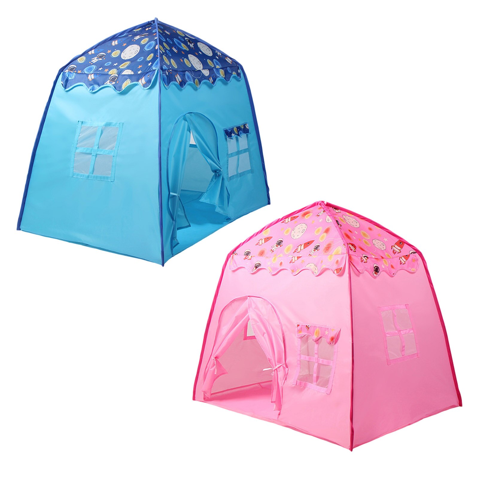 Spielen freundlicher Zelt freundlicher Fenster Innen Spielen Ich bin Freien Prinzessin Schloss Falten Cubby Spielzeug Enfant Zimmer Haus freundlicher Zelt