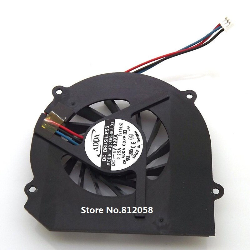 SSEA CPU Fan for Samsung R50 R55 Laptop CPU Cooling Fan AD0605HB-LB3 Y70L5