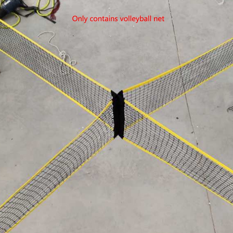 Nueva red de voleibol, red de voleibol de cuatro cuadrados, Red de entrenamiento de pelota de voleibol cruzada, Red de juego de bádminton para deportes