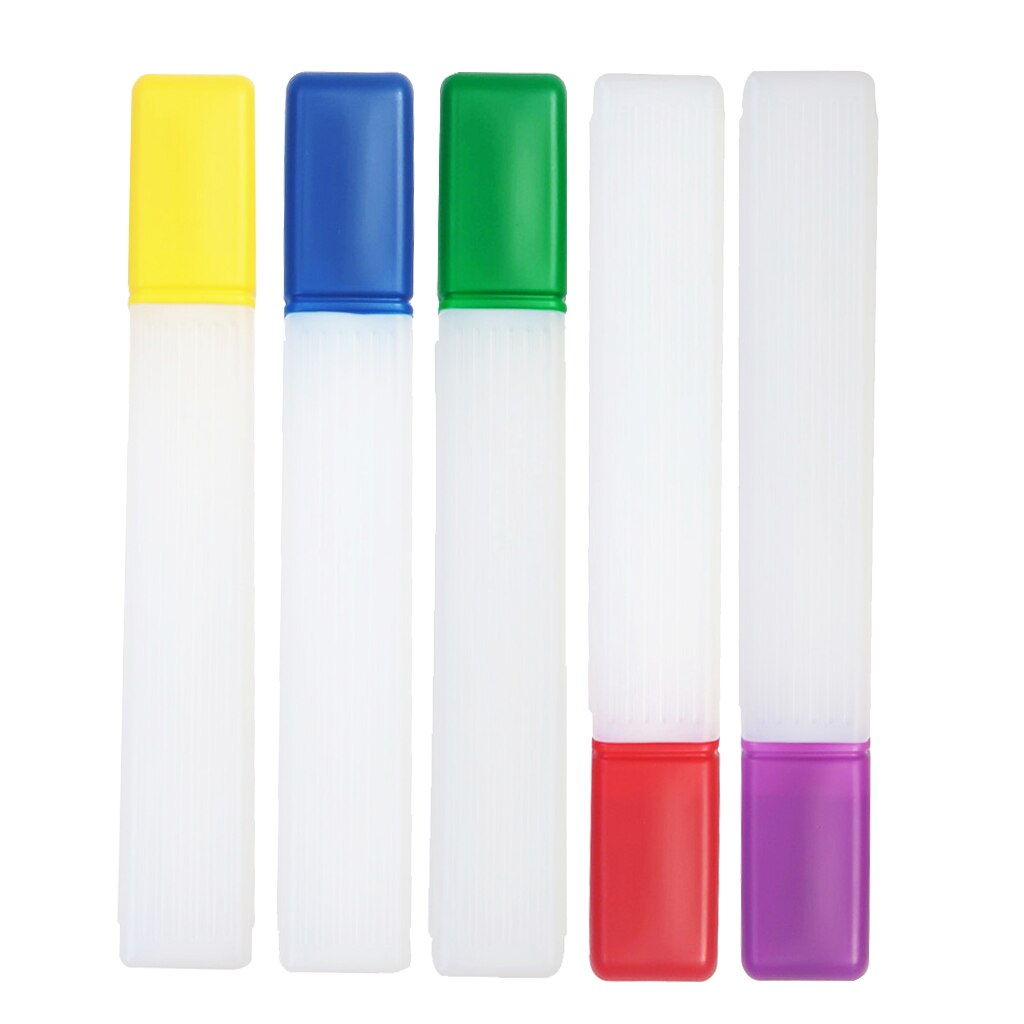 Jfory 41cm/16 " plastik strikkesynåle container hæklenål opbevaring flasker hæklenåle bambus strikkepinde