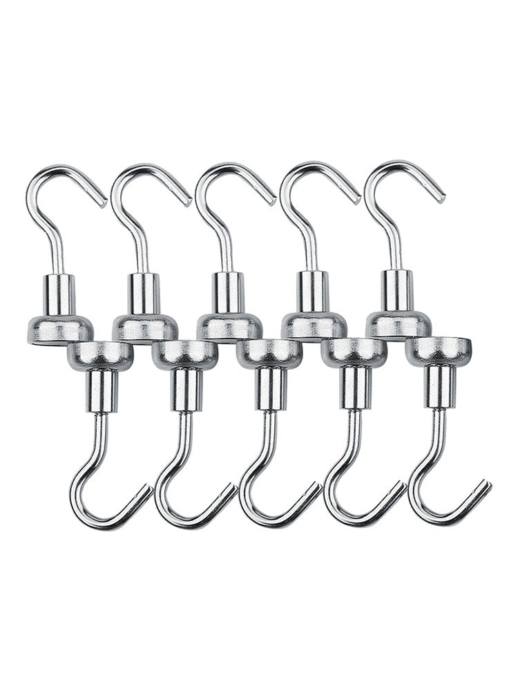 10Pcs/Pack 2/3/5.5KG Neodymium Magnet Hook Super Power Strong Magnetic Cup Hanging Hangers Heavy Duty Hooks for Home Kitchen: 10mm