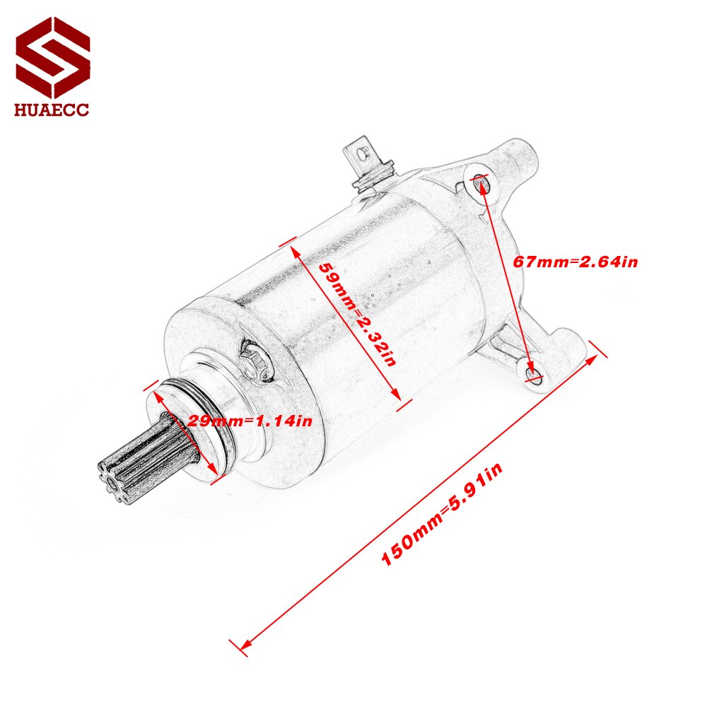Motorcycle Engine Electric Starter for Suzuki DR200 DR200S GZ125 Marauder DR200SE DR200 DR200S DF RV 125 200 GN125 GN125E TU125