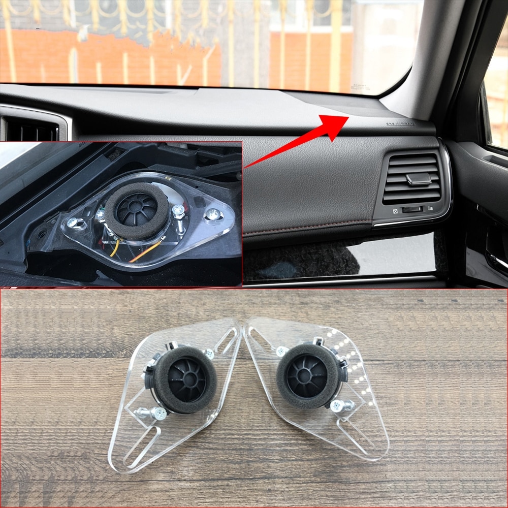 Car front tweeter speaker for Toyota Subaru center control console stereo range frequency speaker horn loudspeaker