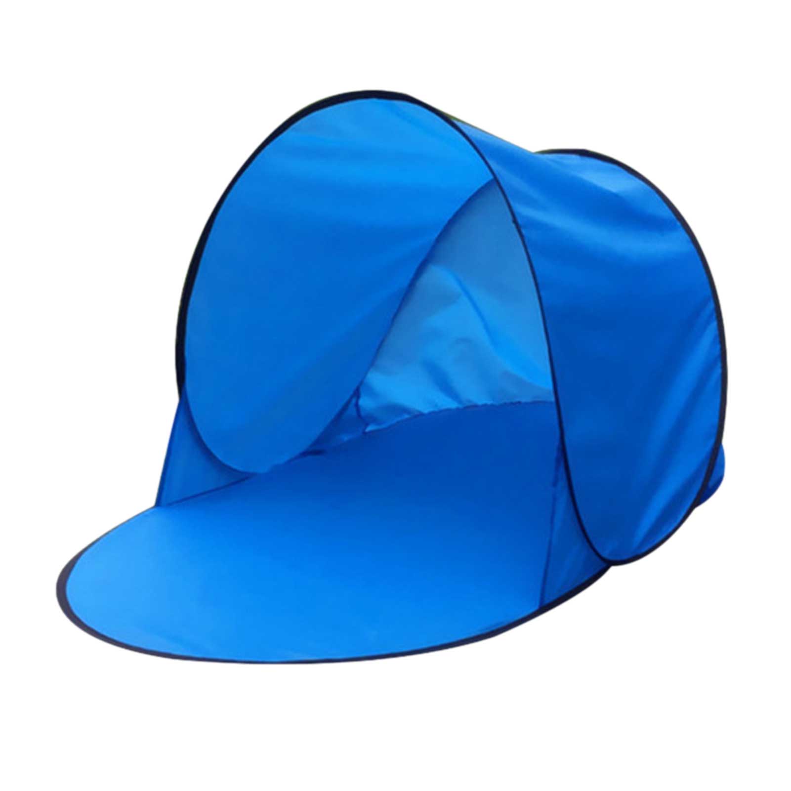 Leisure Tent Single Layer Sun Protection Camping Tent Outdoor Ultralight Camping Tent Four Season Tent For Hiking Backpacking: Blue