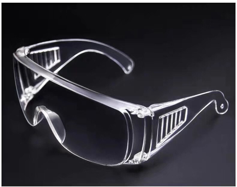 Safety Goggles Personal Protective Equipment PC Dustproof Windproof Impact-resistant Transparent Anti-fog Isolated Glasses