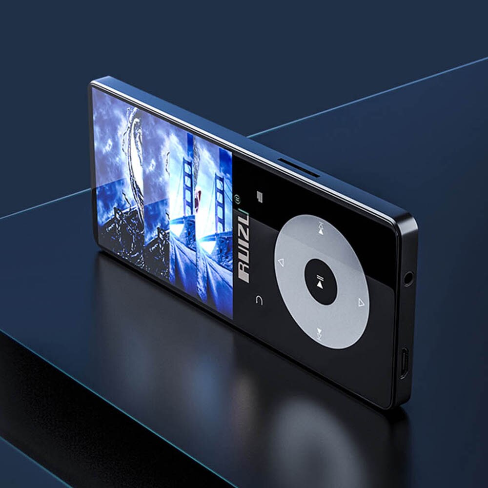 RUIZU – lecteur MP3 Hifi à écran tactile X02B, avec Bluetooth 5.0, haut-parleur intégré, Support de carte TF, Radio vidéo, enregistrement, Ebook