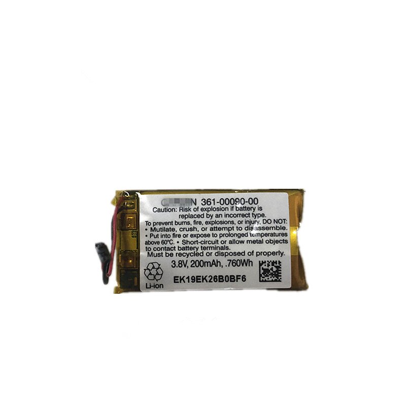 Li-ion Battery 361-00090-00 for GARMIN Vivoactive HR GPS Smart watch repair replacement 3.8V,200mAh,760W