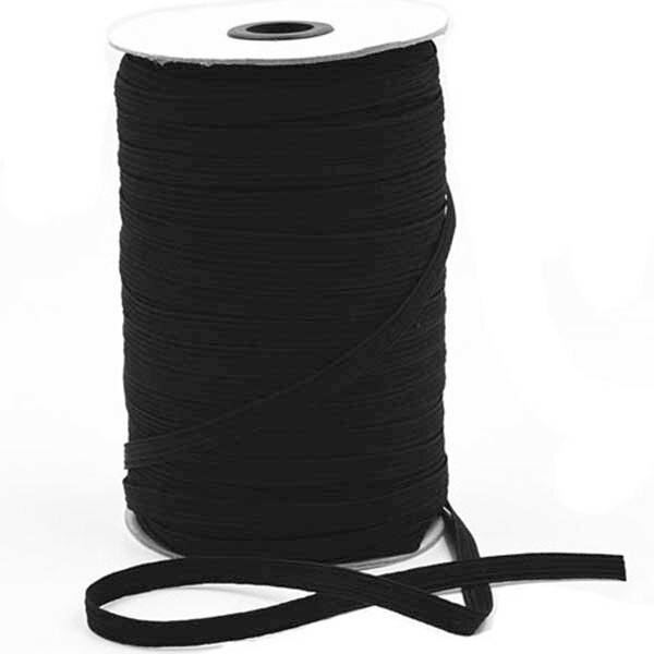 Ruban élastique en Spandex à haute élasticité, 4/4/5/6/8/10/12mm, 4 mètres/lot, garniture de bande, tissu de couture, accessoires pour vêtements de bricolage: Black / 12mm