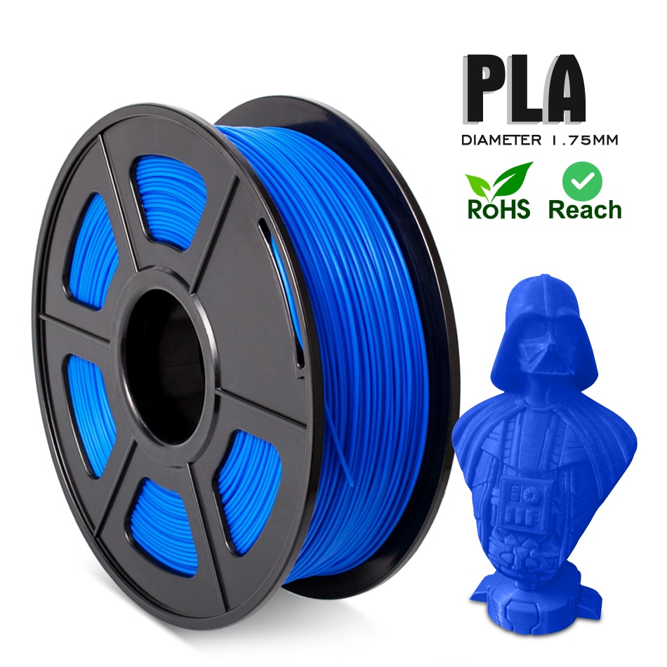 Enotepad PLA Blue For 3D Printer Filament 1kg/2.2lbs Tolerance +-0.02MM1.75mm for 3DPrinter Plastic eco-friendly Fast