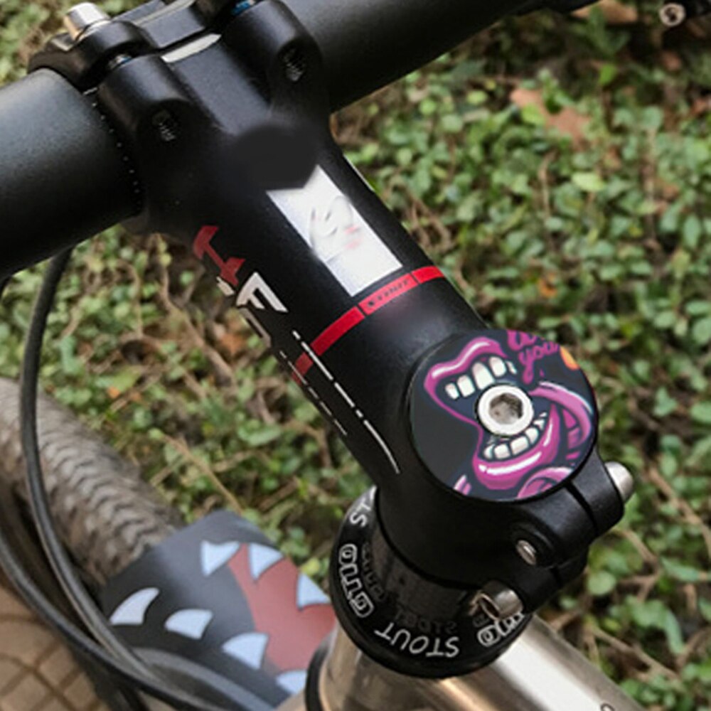 Fietskom afdekking draadloze vorkbuis headset dop fiets stuurpen top dop fiets stuurpen accessoires