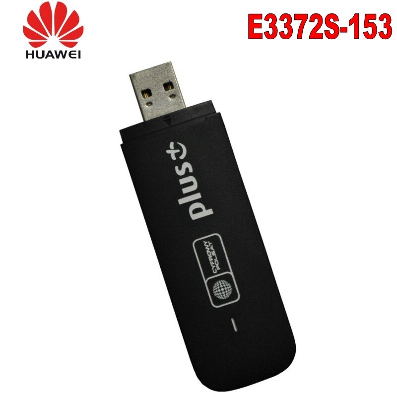 Huawei e3372 e3372s-153 4G LTE Dongle USB Chiavetta USB Datacard A Banda Larga mobile modem USB più 2 pz antenna