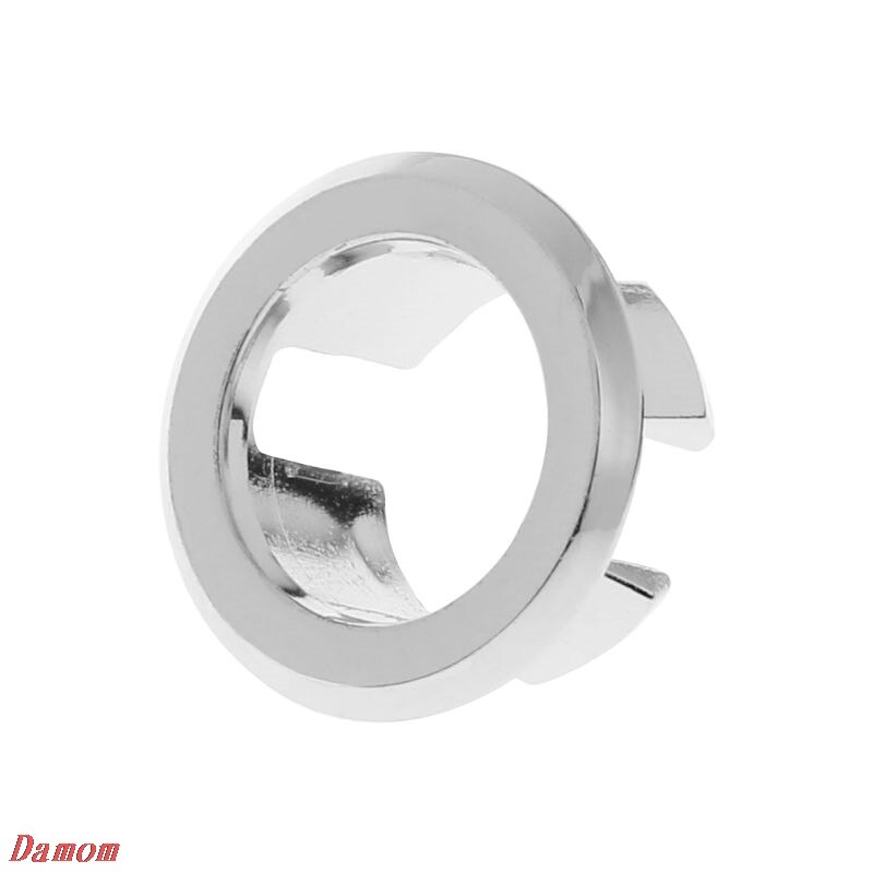 Bathroom Basin Sink Overflow Ring Six-foot Round Insert Chrome Hole Cover Cap