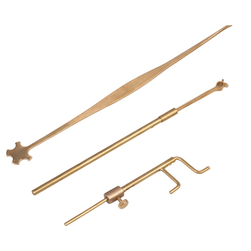 Violin Luthier Tools Sound Post Gauge Measurer Retriever Clip Set Violin Parts & Accessories: Default Title