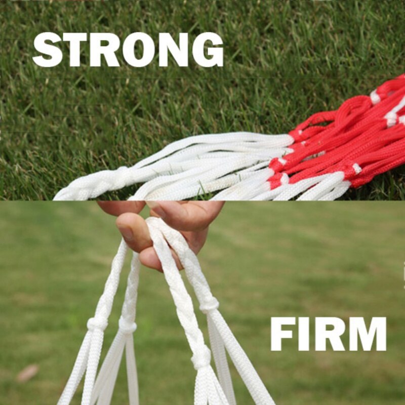 white-red lattice cord basketball sports ball mesh net ball Soccer net bag Portable Equipment net bag