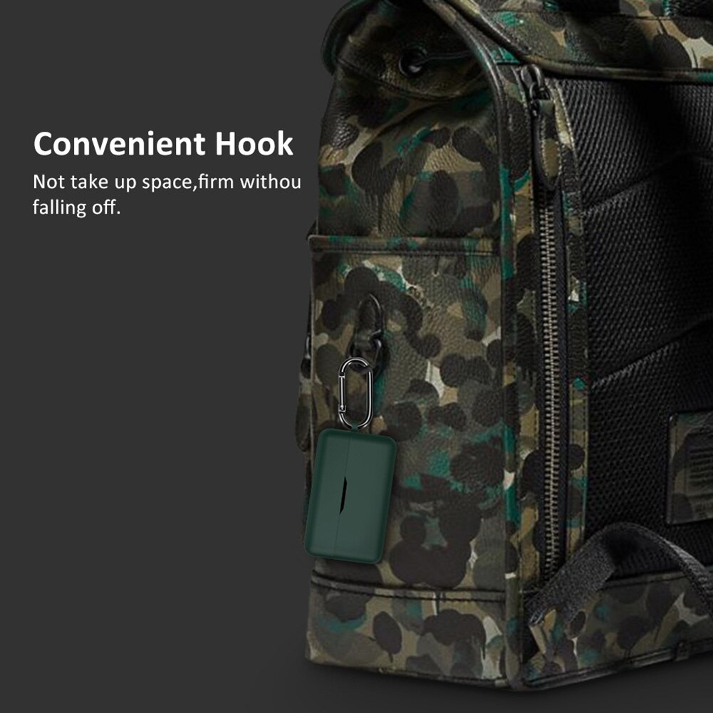 Wireless Microphone Protective Case Mic Charging Box for DJI Action 2/OM 5 with Lightning USB-C Ports 250m Transmission Dual