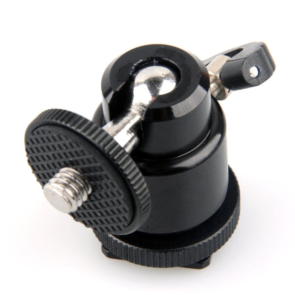 1pc for LED Light Flash Camera Tripod Bracket Holder Mount Mini 1/4 Tripod Screw Shoe Adapter Cradle Ball Head Holder Mount