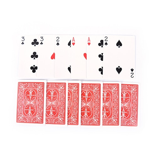 2 Sets Magic 3 Drie Card Trick Card Classic Magic Speelkaarten Familie Grappig Spel