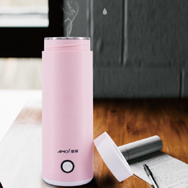Bouilloire électrique multifonction Portable Mini petite capacité fendue Type bouilloire d'eau théière en acier inoxydable 400ml