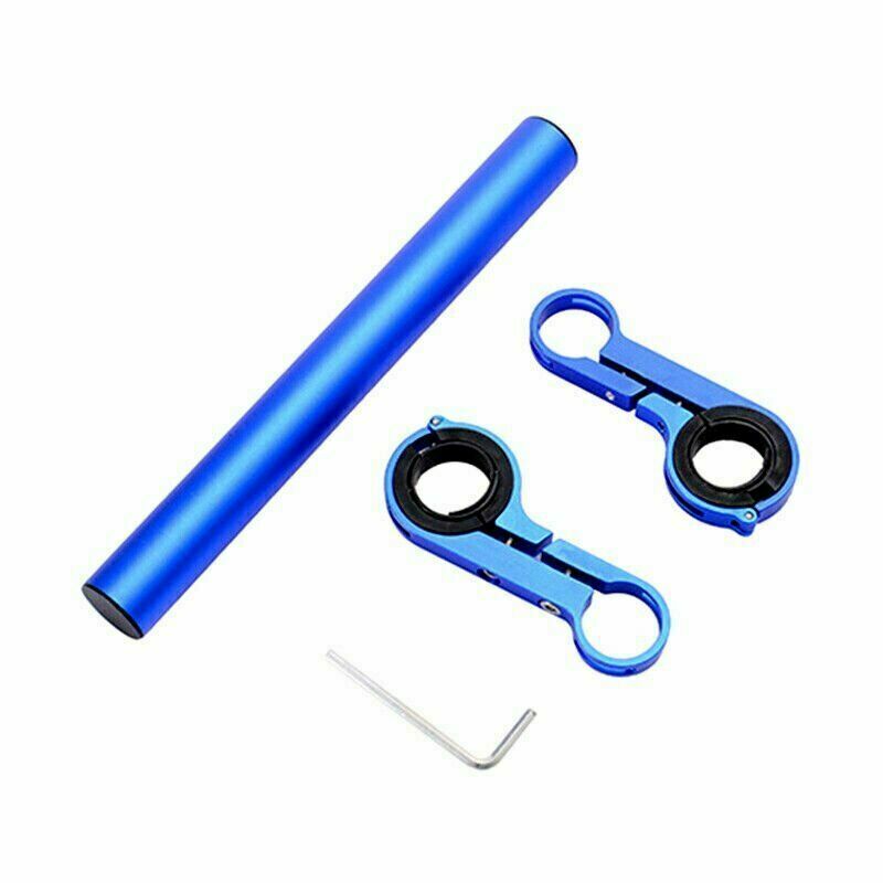 20CM Tube Bicycle Handlebar Extender Mount Mountain MTB Bike Cycling Carbon Headlight Bracket Lamp Flashlight Holder Accessorie
