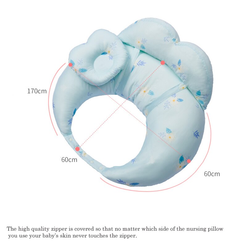 Oreillers d&#39;allaitement pour bébés, coussin pour femmes enceintes, en forme de U, pour -né, en coton, pour la taille