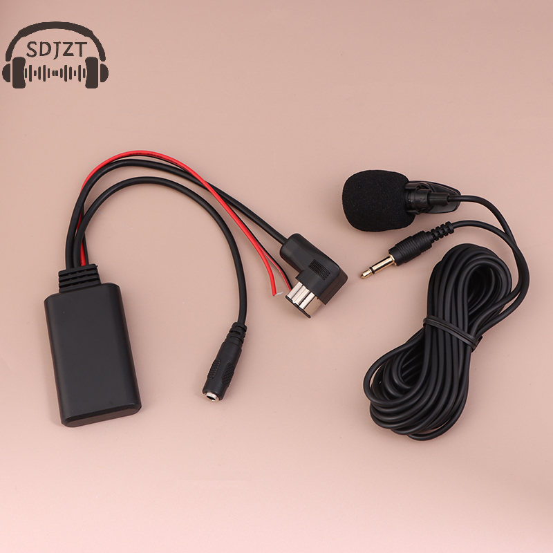 1Pc Car Bluetooth Audio Receiver+Microphone For Radio IP-BUS 12Pin Aux Receiver Adapter Bluetooth 5.0 Audio Aux-in Cable Adapter