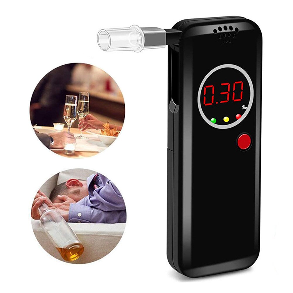 Alcohol Tester with 6 Mouthpieces AD-6000 High Acc... – Grandado