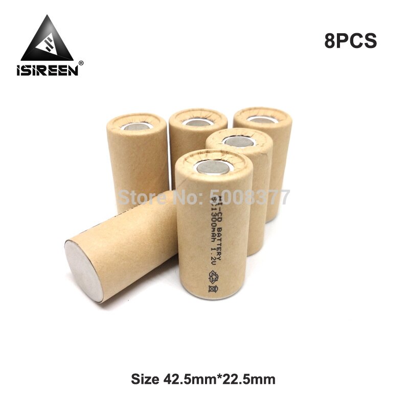 1.3Ah SC Power Tool Battery Cell Ni-CD Batteries 1.2V 1300mAh NI CD Rechargeable Accumulator Electric Battery Pack 9.6V 12V 18V