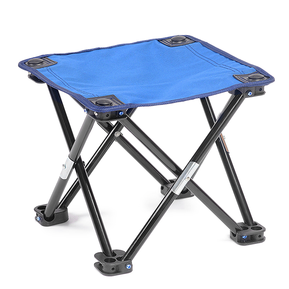 Tragbare Falten Angeln Stuhl Hocker für Outdoor Camping Wandern Picknick Reise Ultraleicht Klappstuhl Hocker: Blue Stool