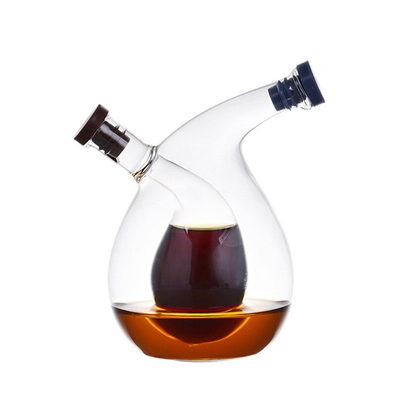 Decantador de doble capa para vino y especias de cocina botella de almacenamiento de galss frasco de almacenamiento de condimento de aceite: FH 922P