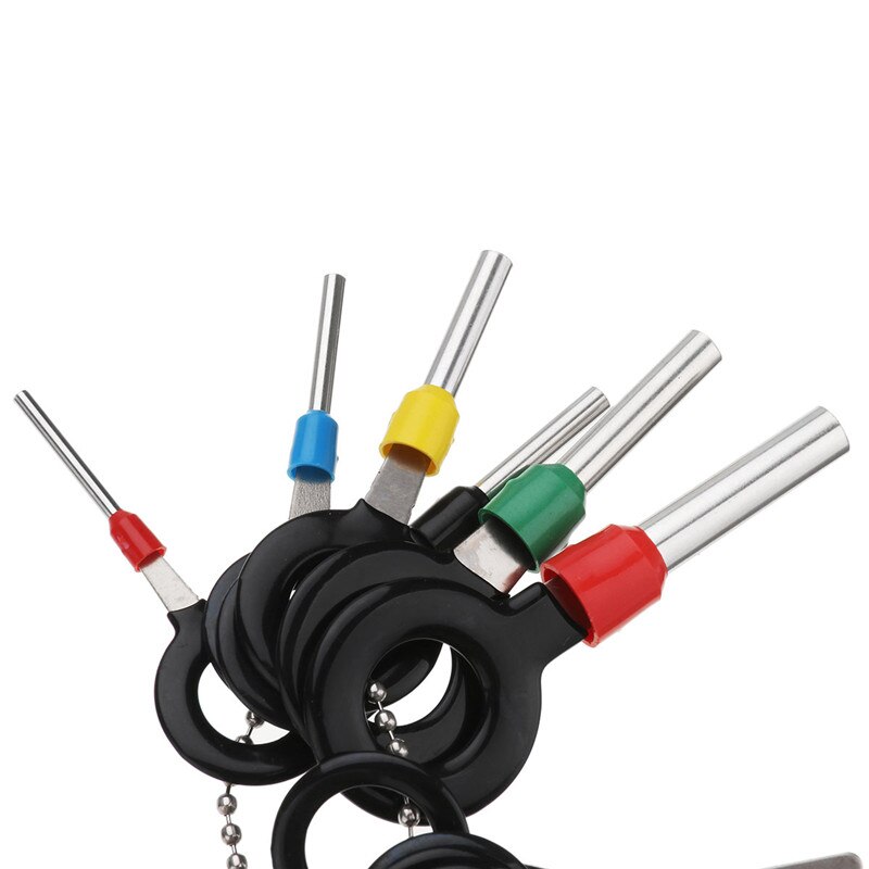 114pcs Car Terminal Removal Tool Kit Wiring Crimp Connector Retractor Pin Extractor Puller Terminal Repair Tools