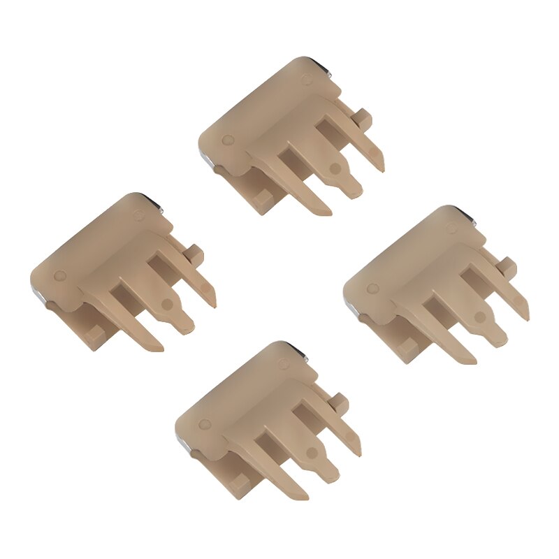 Ventilación de aire acondicionado para coche Toyota Corolla Sagitar, sistema de ventilación de aire acondicionado de coche, centro del tablero A/C, clip de hoja de Luofu, 2 uds./4 Uds.: 4PCS Beige