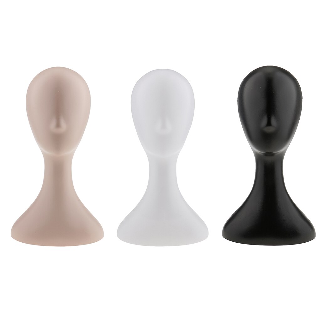 Plastic Vrouwelijke Mannequin Hoofd Model Pruik Zonnebril Hoed Weergave Maken Styling Maniquin Pruik Hoofd