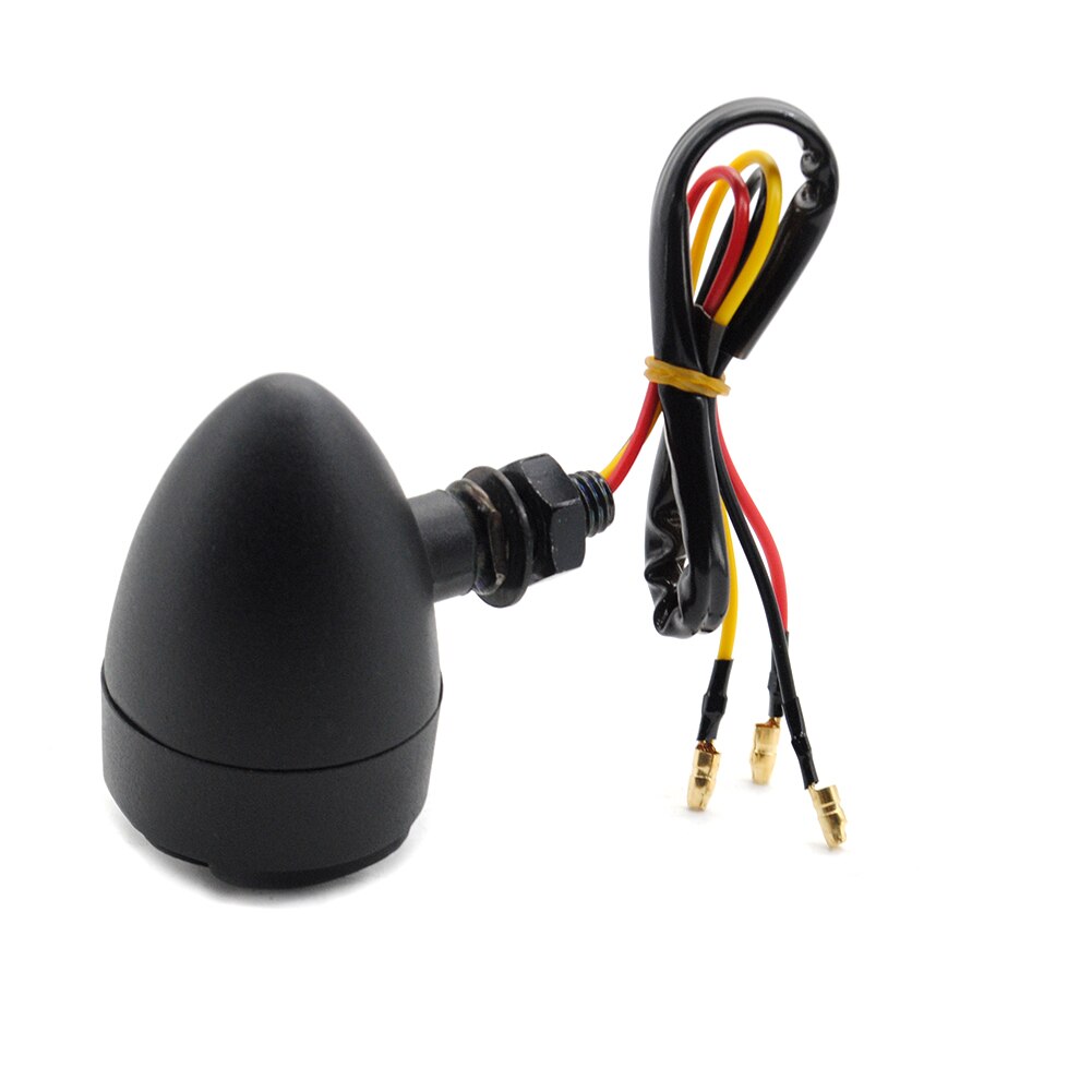 Indicadores de señal de giro para motocicleta, de 12V luz intermitente amarilla, 5W, fácil de instalar, piezas de repuesto de lámpara
