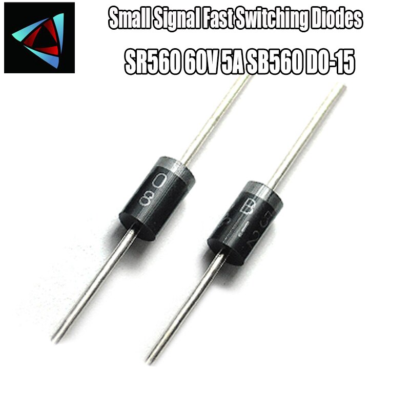 10PCS SR560 60V 5A SB560 DO-15 Schottky Diode – Grandado