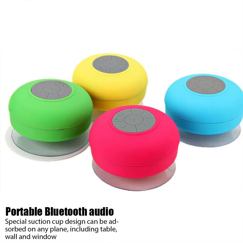 Mini Bluetooth Speaker Portable Waterproof Pool Showers Bathroom Speakers for Outdo Beach Car Wireless Handsfree Portable Audio