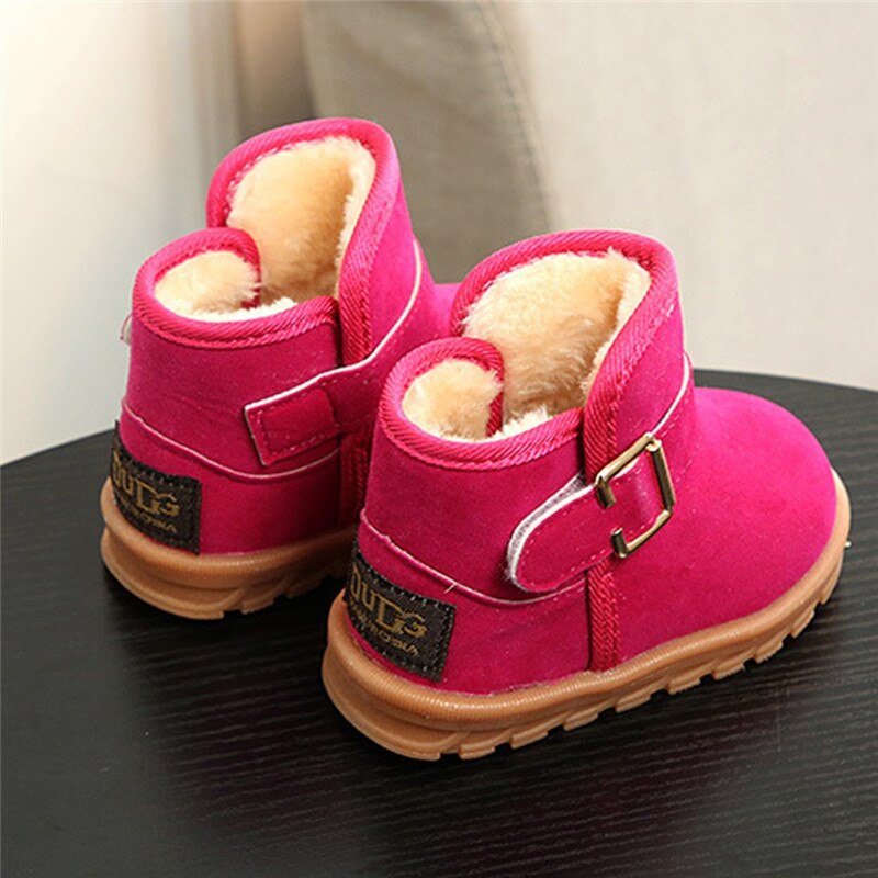 kids winter boots Infant Toddler Baby Girls Boys Casual Snow Boots Buckle Ankle Shoes #2N04