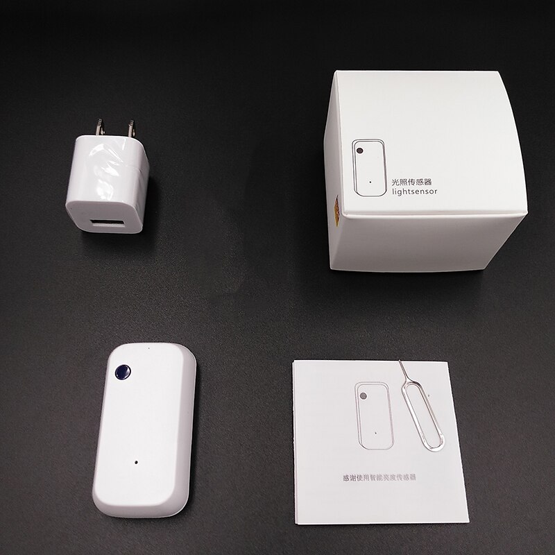 Tuya Smart Home 180° WIFI Illuminance Sensor Smart WiFi Brightness Sensor Smart Life Powered by USB Light Sensor