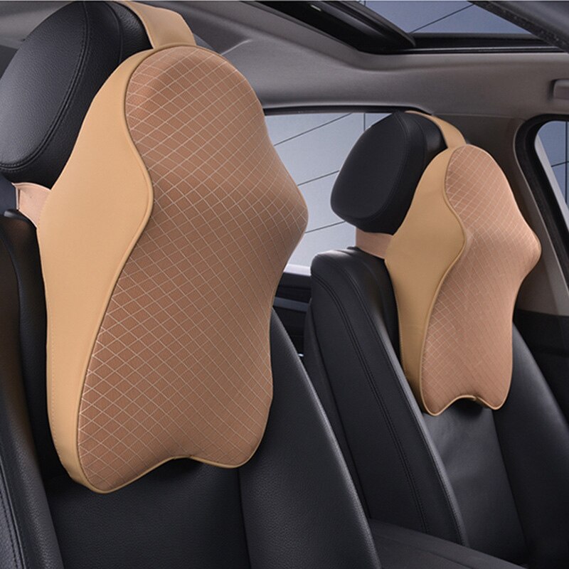 3D Memory Foam Head Rest Verstelbare Car Seat Hoofdsteun Kussen Voor De Hals Rest Taille Terug Ondersteuning Auto Accessoires
