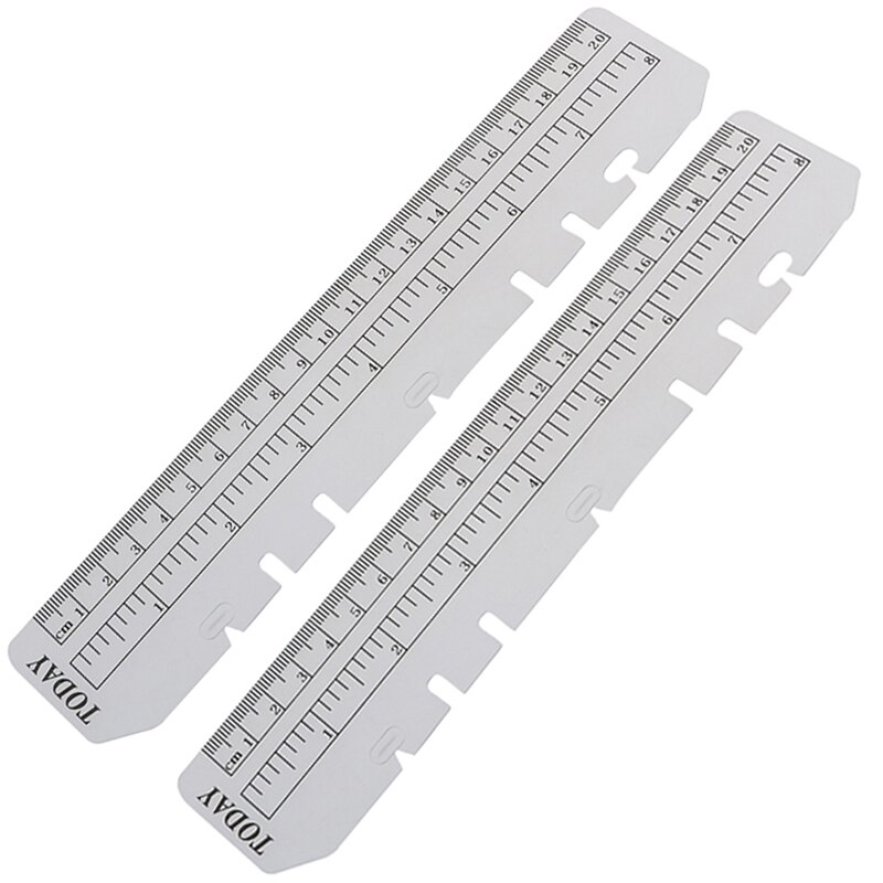 2 Pcs Rulers A4 A5 A6 B5 Planner for 6 Holes Spira... – Grandado