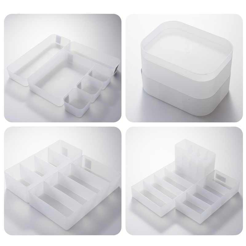SUNEE Plastic Make Organizer Make Storage Box Cosmetische Lade Organizer Jewerly Container Nagellak Organizer