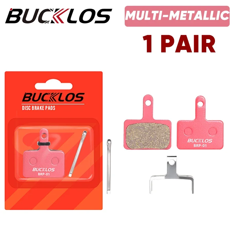 BUCKLOS Fahrrad Hydraulische Scheibenbremsbelag Halbmetall Keramik MTB Fahrrad Bremsbeläge für SHIMANO B01S MT200 SRAM AVID HAYES Magura: Lila