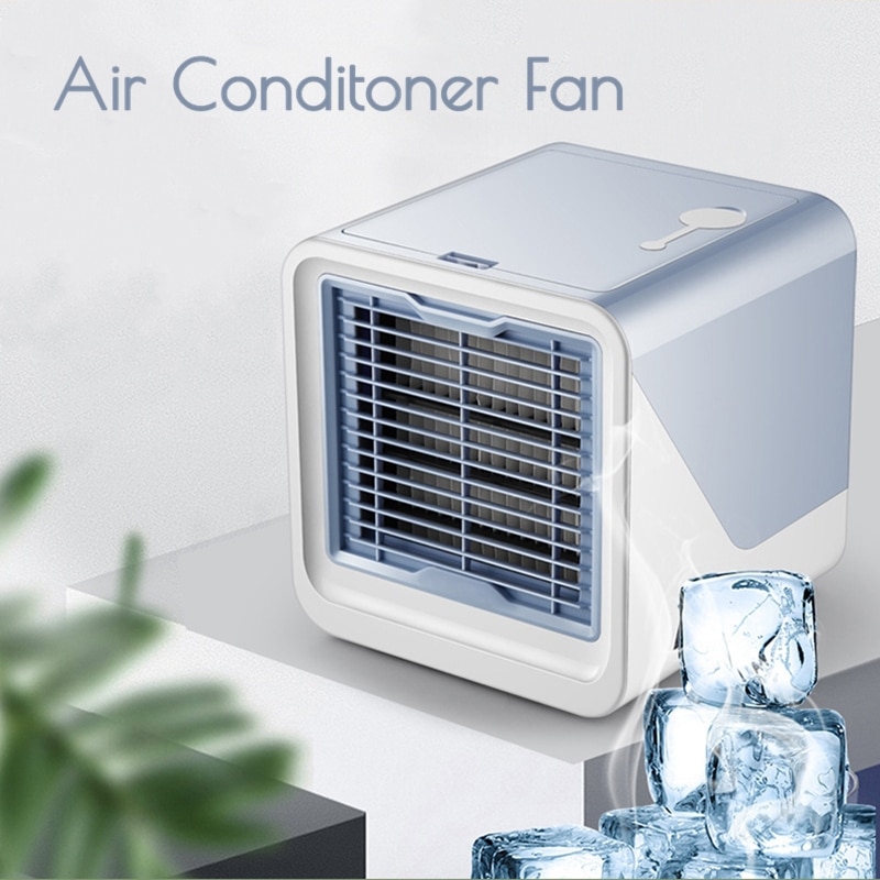 Mini Usb Air Cooler Draagbare Airconditioner Luchtbevochtiger Luchtreiniger Desktop Air Koelventilator Luchtkoeler Ventilator Voor Office