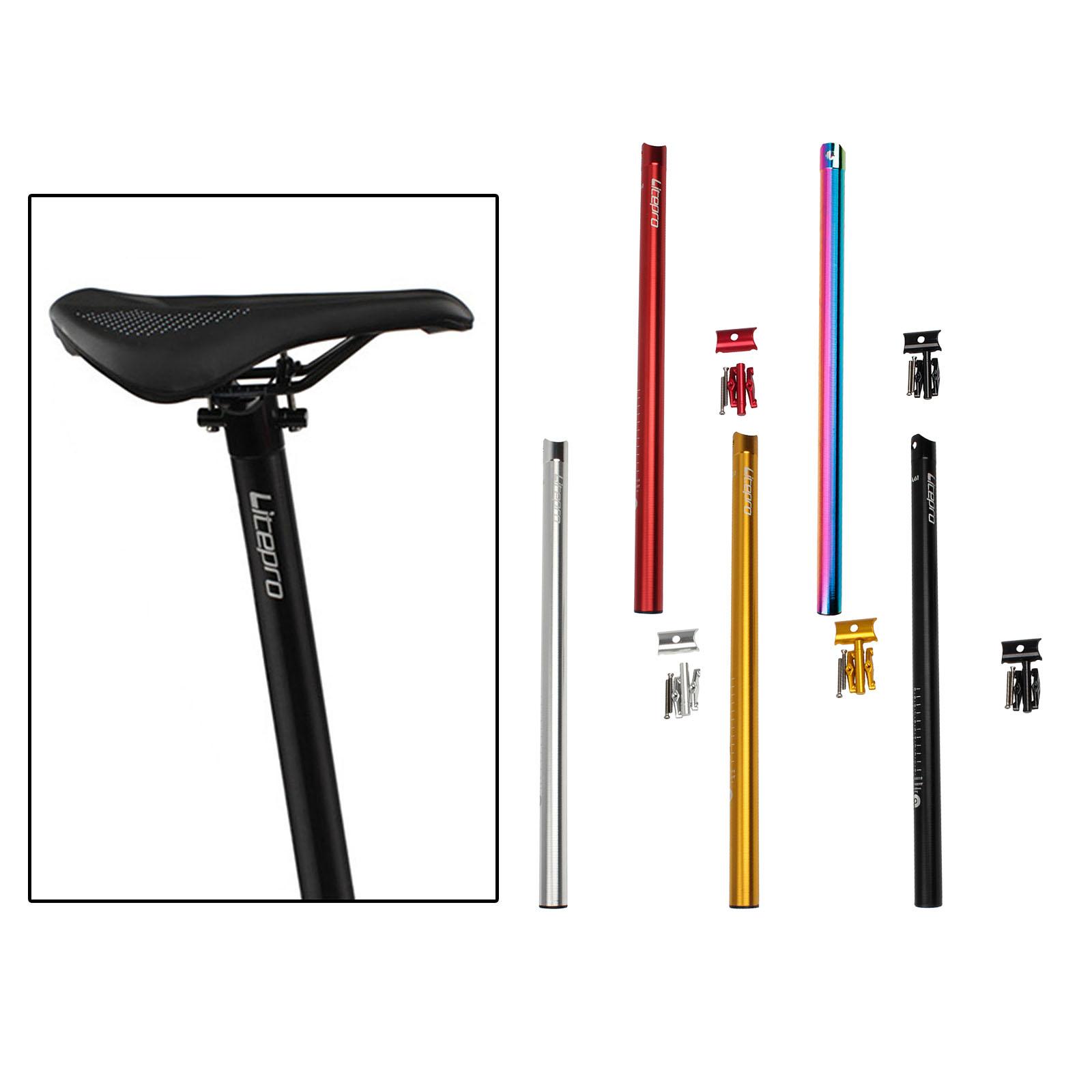 1 Inch Fiets Zadelpen Klem 25.4mm Aluminium - Dubbele Bouten - Zilver