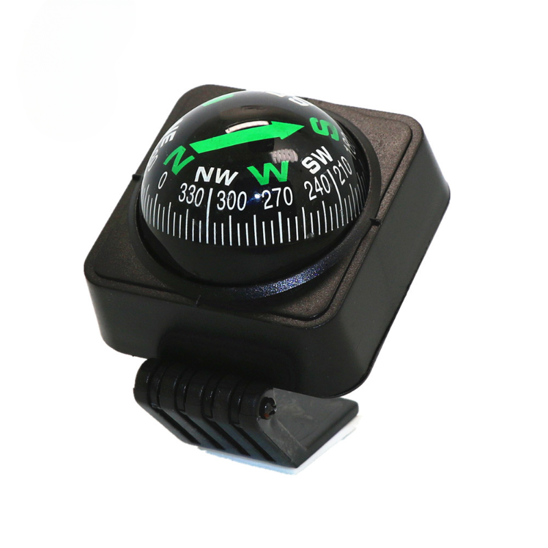 Outdoor Adjustable Navigation Dashboard Car Compass For Car Boat Cycling Hiking Direction Pointing Guide Ball Shaped Compass