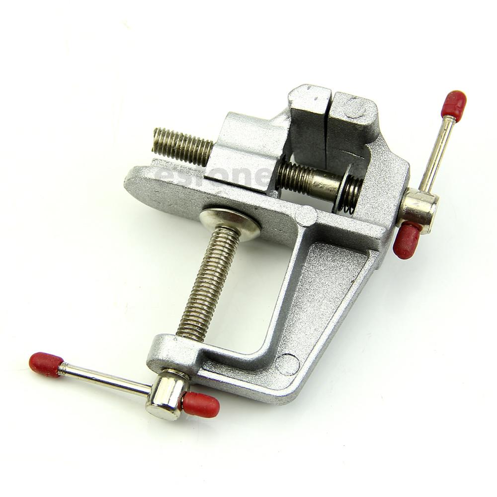 Holdbar 3.5 " aluminium mini juveler hobbyklemme på bordbænk skruestik skruestik værktøj