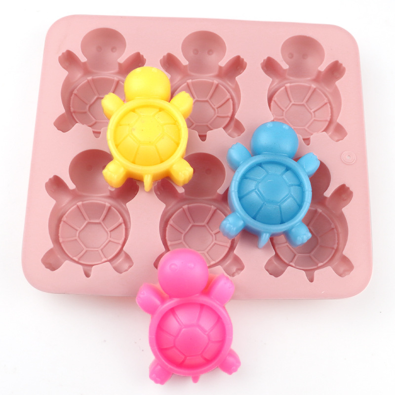 Moule en Silicone de dessin animé, Animal souris Kapibala alpaga crabe tortue avion savon chocolat gelée plateau à glaçons outils de décoration de gâteaux