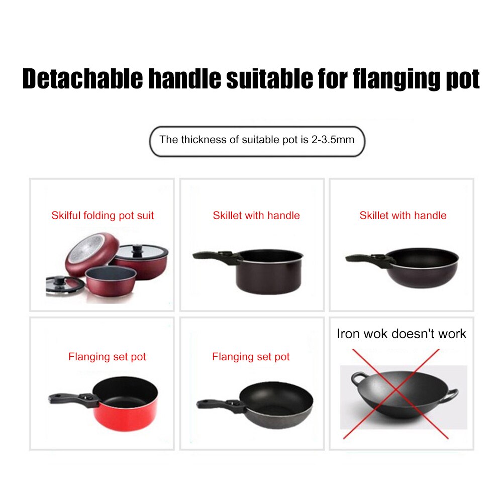 Poignée Amovible Pour Casserole Pyroflam Holland - Manche De Rechange